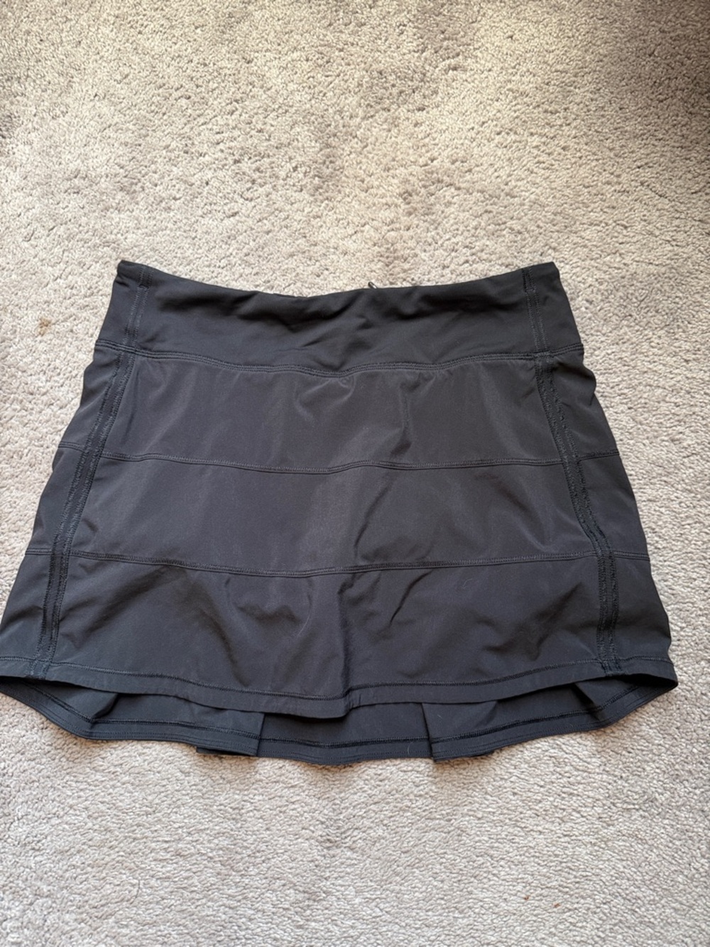 lululemon athletica Black Performance Tennis Skort